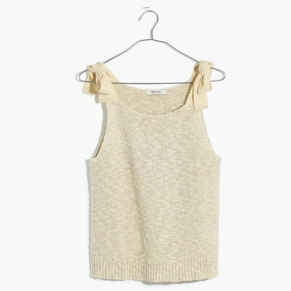 Madewell Highgate Tie-Strap Sweater Tank